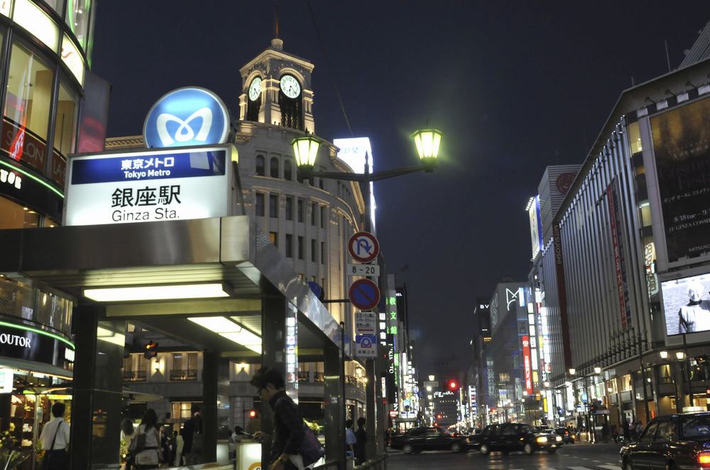 銀座の街画像