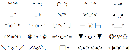 知られざる顔文字の世界 公式ブログ ホットリンク